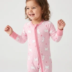 Sweet Kitten Hearts Bamboo Convertible Zippy