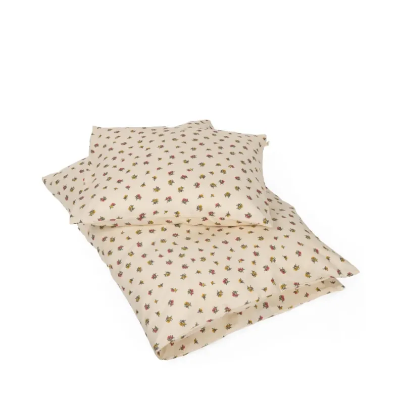 KONGES SLØJD - Parure de Lit Pour Lit Junior - 100x140cm - Pivoine