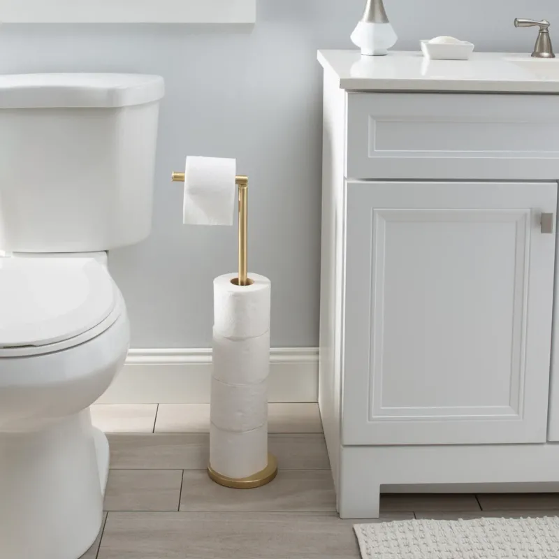 LIRA Toilet Tissue Reserve Stand Gold