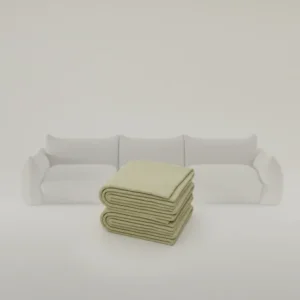 Stoffbezug - Modulares Sofa Luma 3-Sitzer mit Schlaffunktion