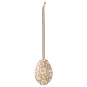 MAILEG - Ornement Oeuf De Pâques, Fleurs - Poudre Foncée