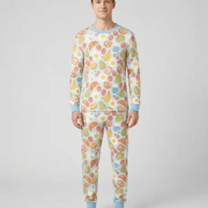 Breakfast Buddies Family Matching Bamboo Men's Pajama Set