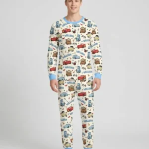 Car Movie Bamboo Men's Pajama Set