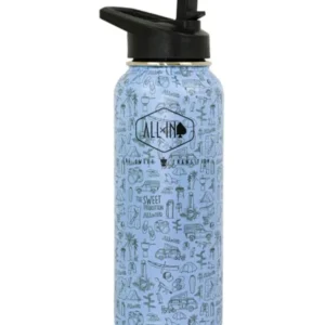 Gourde isotherme inox 950mL - Bleu