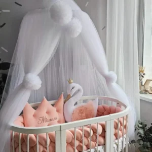 Luxury baby crib bedding set. Nursery crib decor
